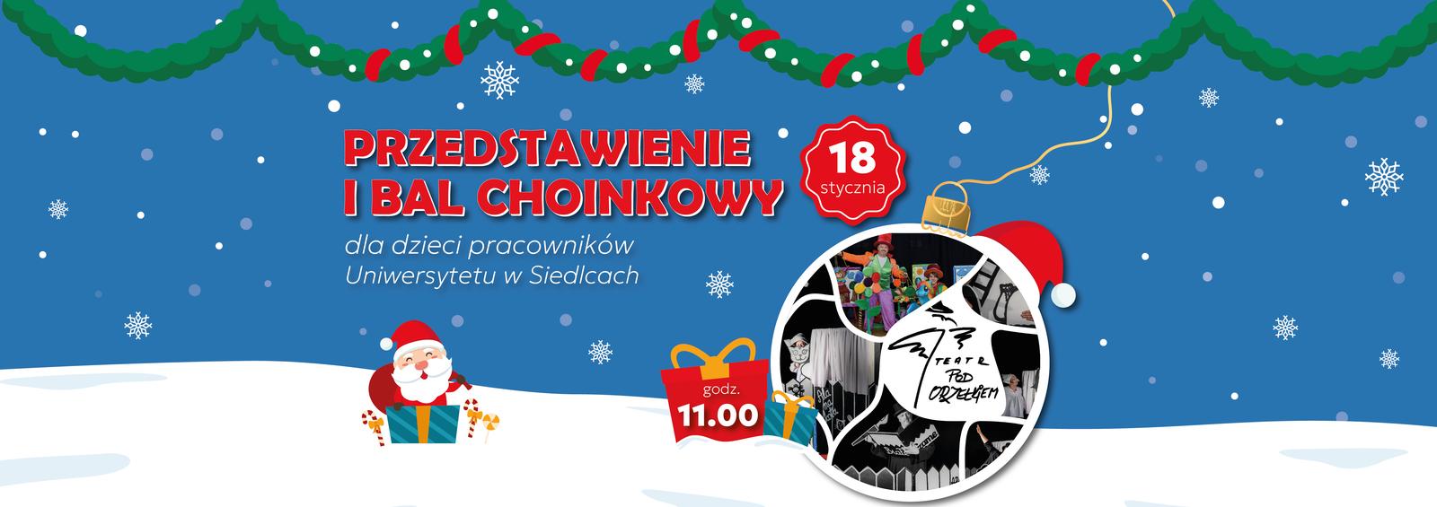 Przejdź do artykułu informującego o spotkaniu "Przedstawienie i bal choinkowy dla dzieci pracowników UwS."