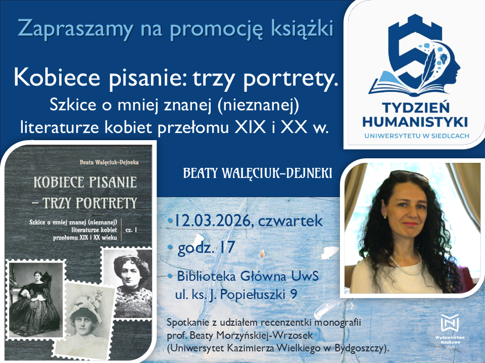 Plakat spotkania - informacje z plakatu w treści poniżej zdjęcia.