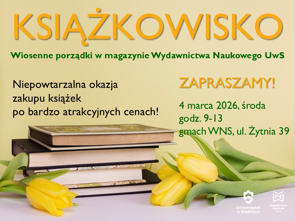 Plakat książkowiska - treść z plakatu w artykule.