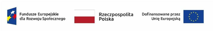 Fundusze Europejskie dla Rozwoju Społecznego; Rzeczpospolita polska; Dofinansowane przez Unię Europejską.
