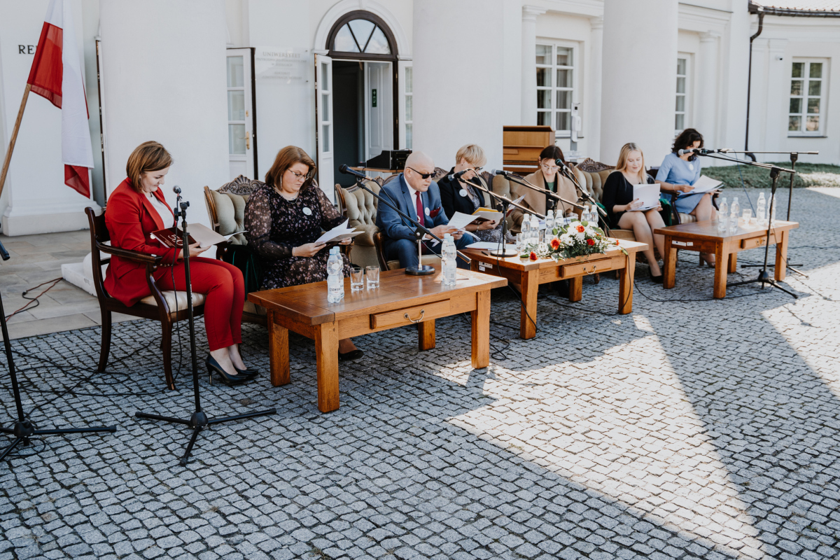 Narodowe Czytanie w pałacu Ogińskich 2021