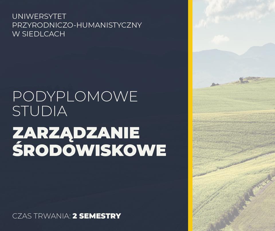 Studia Podyplomowe Zarządzanie Środowiskowe