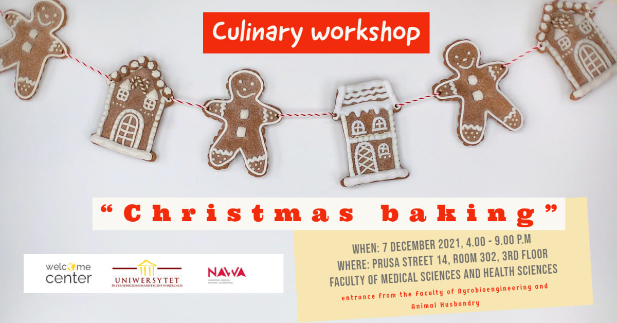 culinary workshops entitled "Christmas baking"