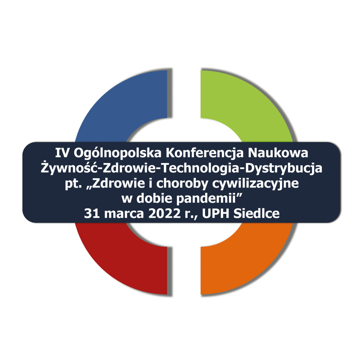 IV Ogólnopolska Konferencja Naukowa Żywność-Zdrowie-Technologia-Dystrybucja odbędzie się 31 marca 2022, online.