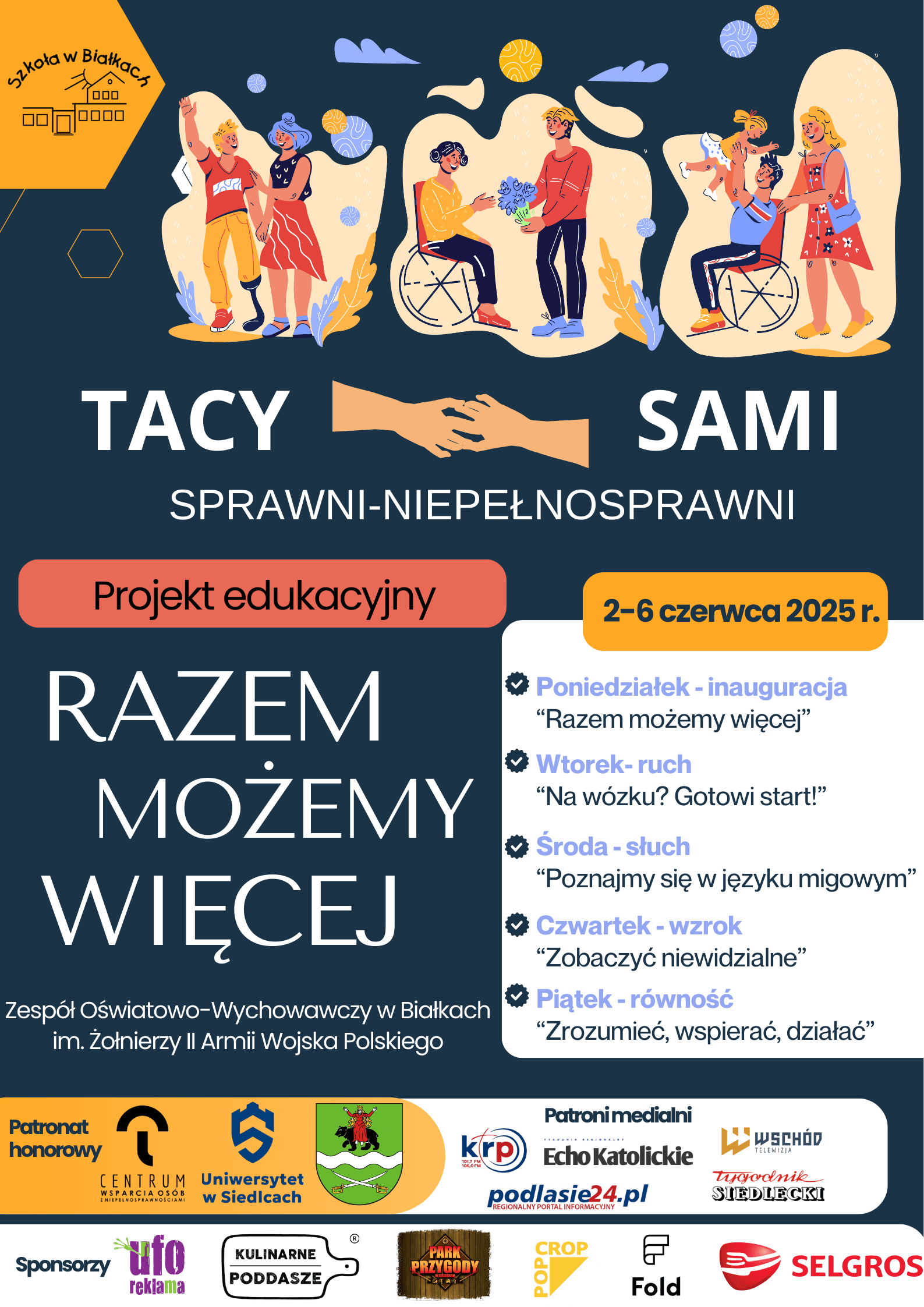 Plakat wydarzenia - tekst z plakatu zamieszczono pod zdjęciem.