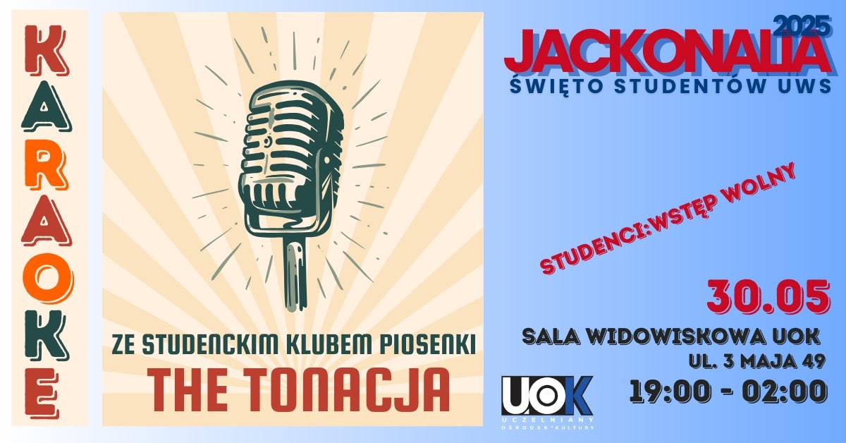 Plakat wydarzenia - tekst z plakatu zamieszczono pod zdjęciem.