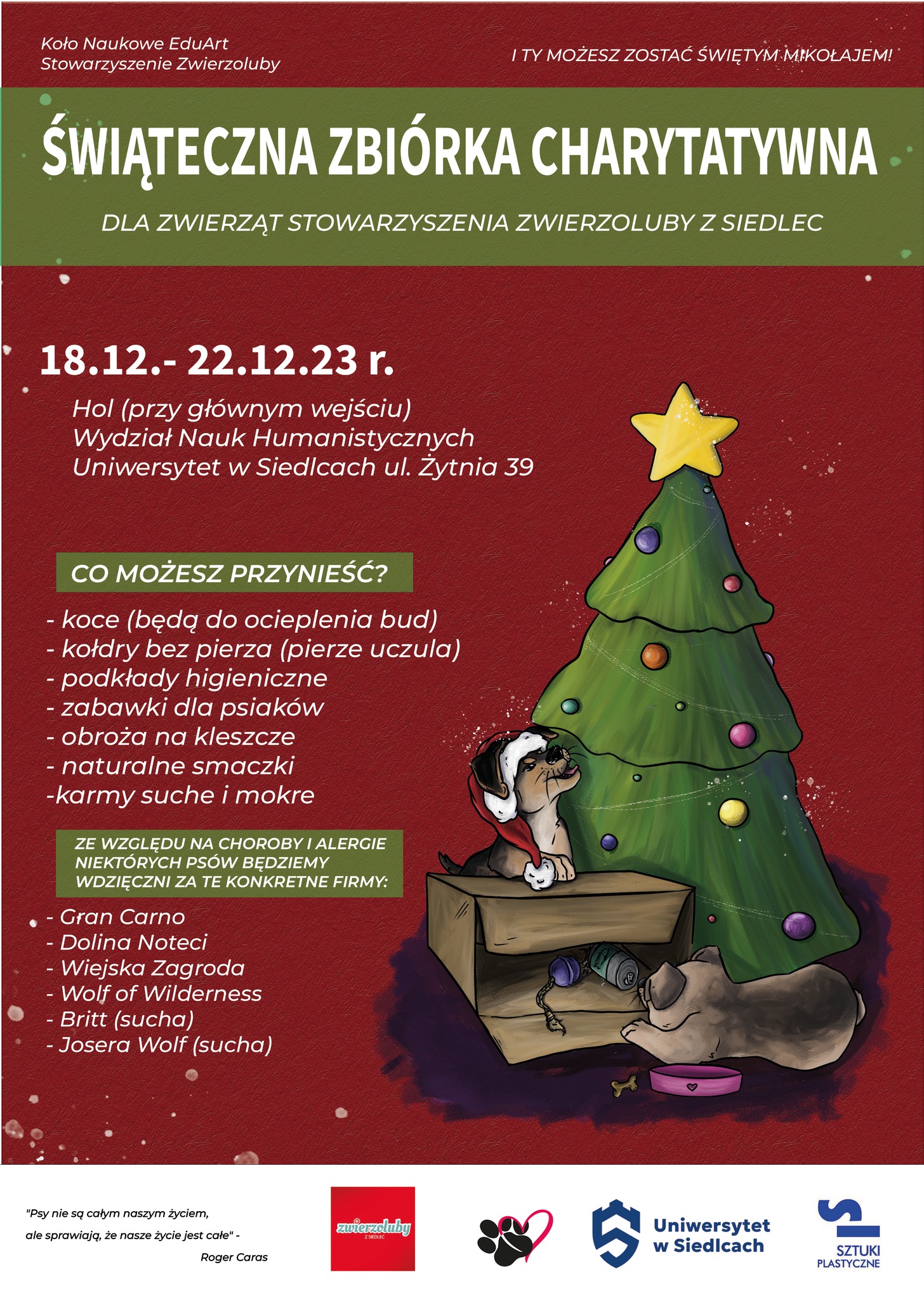 swiateczna zbiorka charytatywna